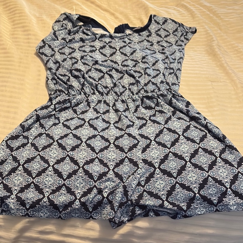 Comfortable Navy romper from stitch fix